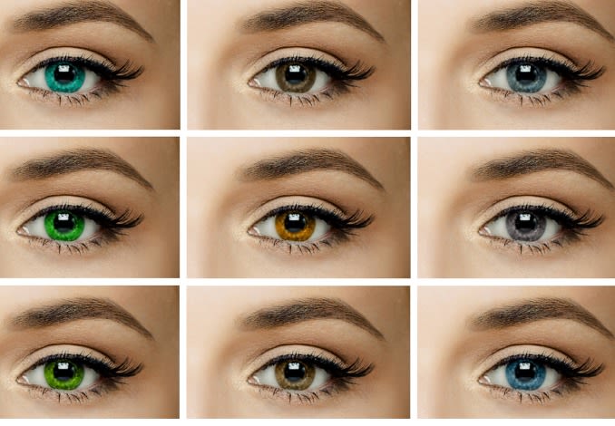 different-colored-eye-lens